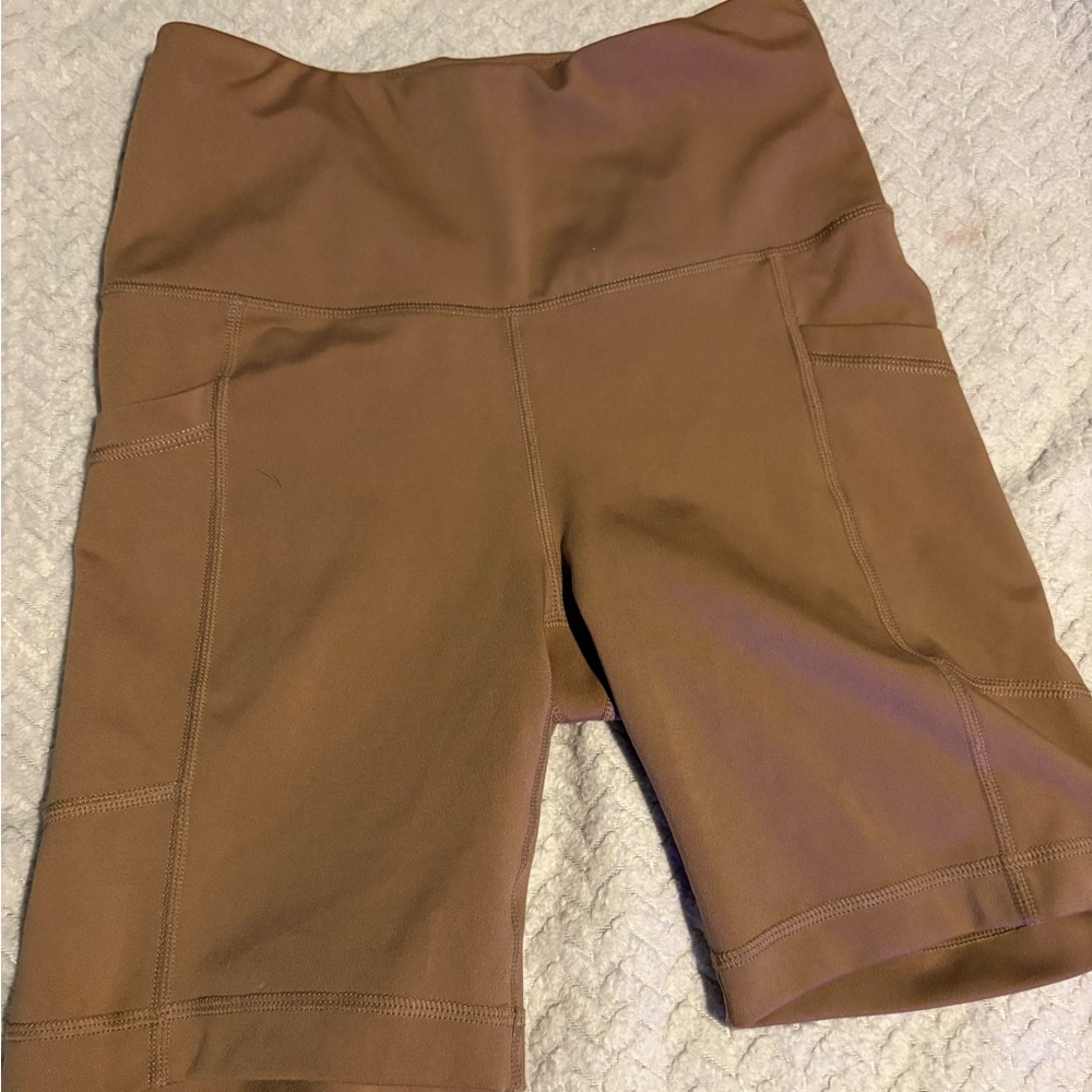 Yogalicious Brown Bike Shorts